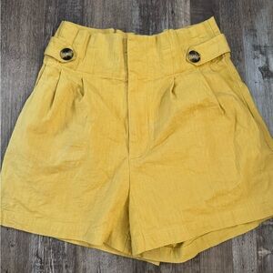 Yellow Women's Shorts